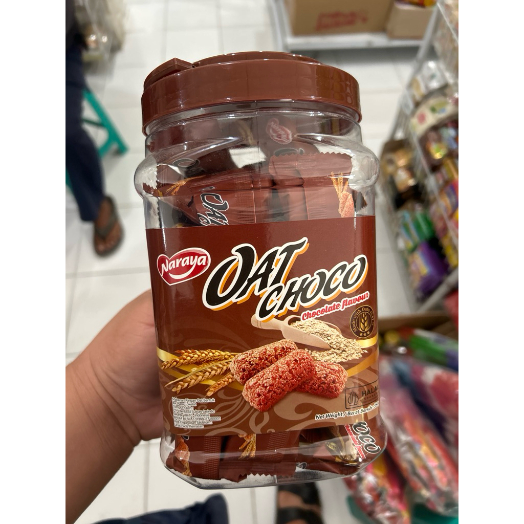 

OAT CHOCO naraya 350gr Toples coklat