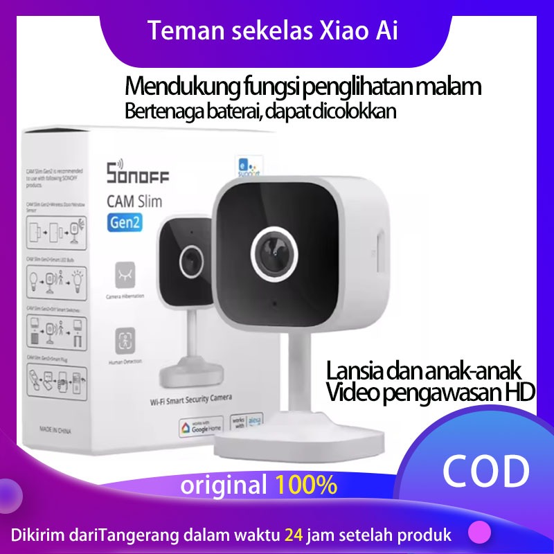 Hikvision  CCTV Mini 1080P Kamera Wifi Camera Mini Spy Cam Tersembunyi Kamera Pengintai Mini CCTV Ba