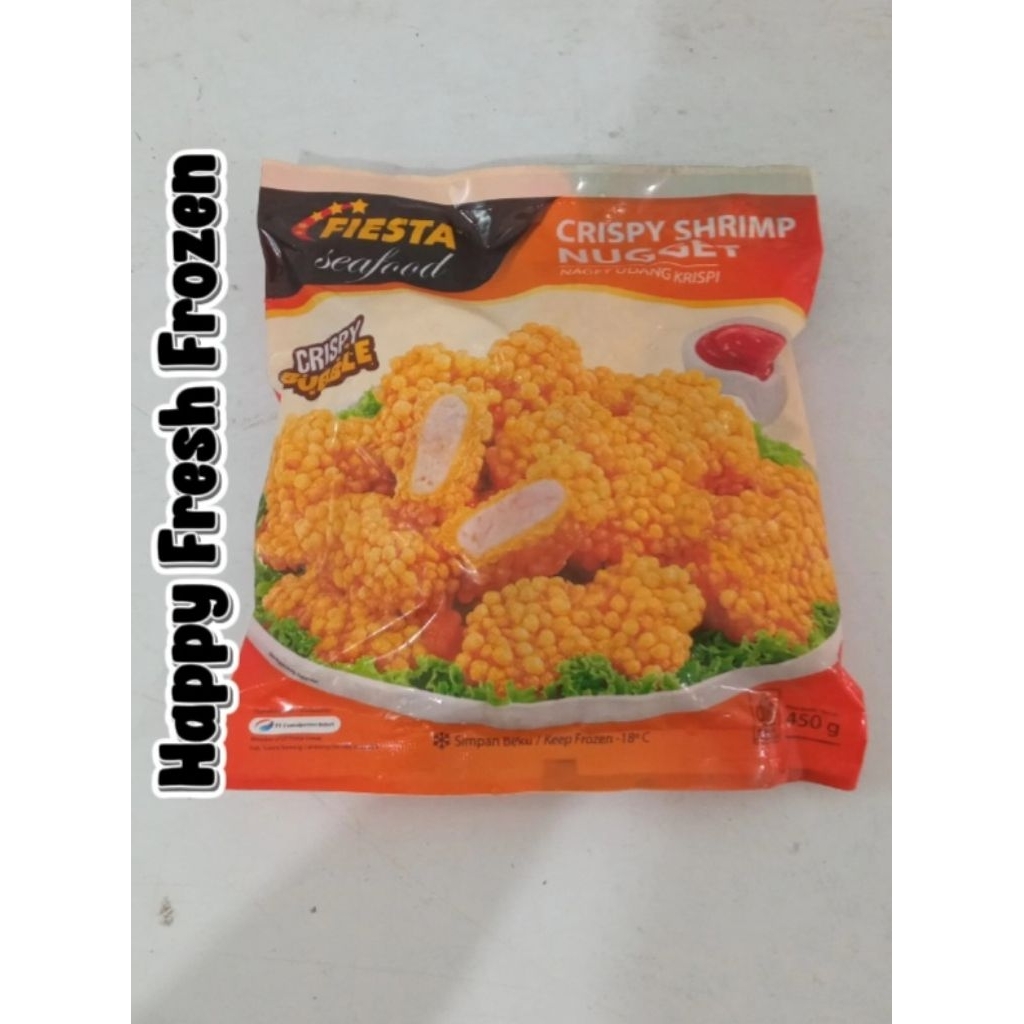 

Fiesta Seafood Crispy Shrimp Nugget/ Naget Udang Krispi Beku Frozen 450 gram