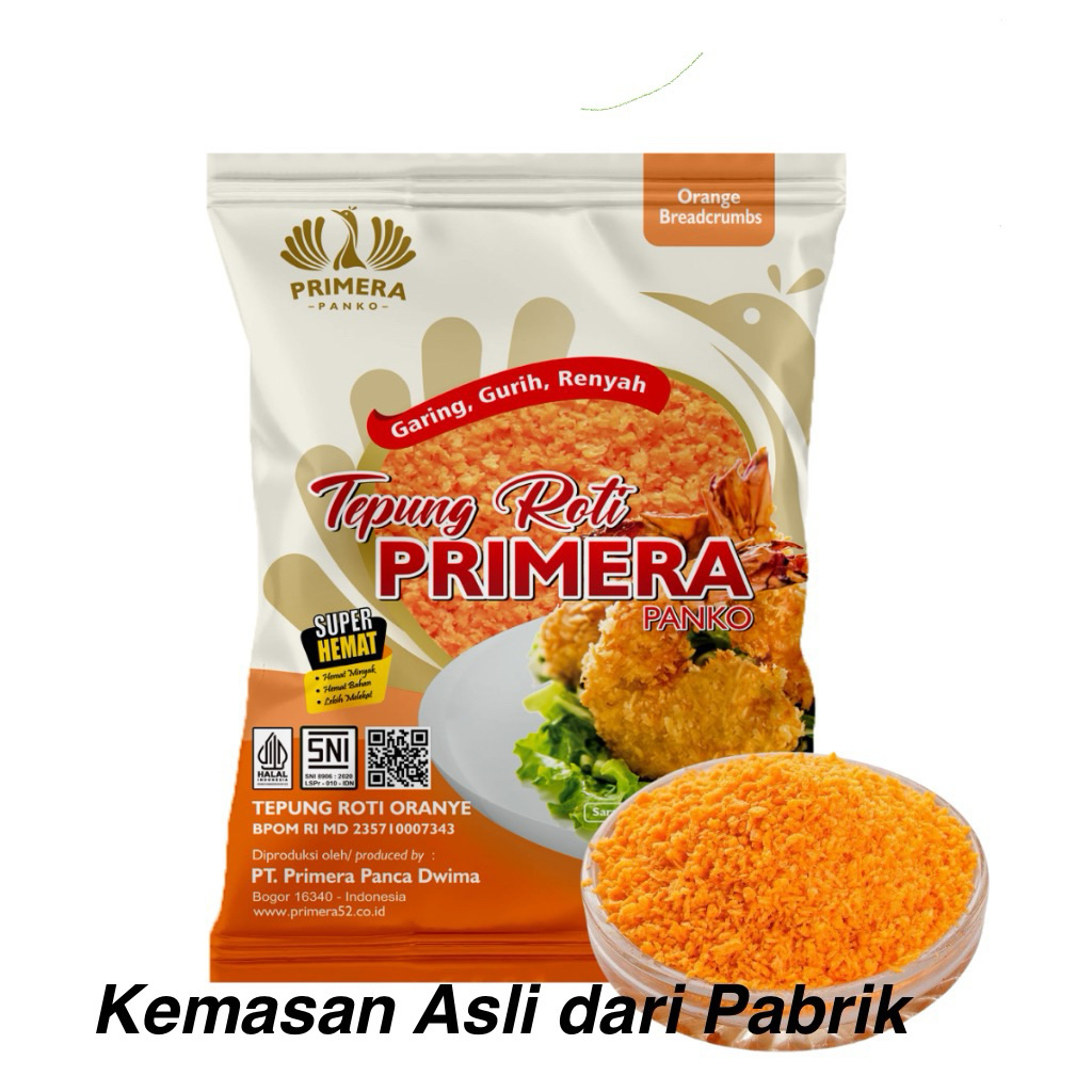 PRIMERA PANKO Tepung roti warna orange 450 gr