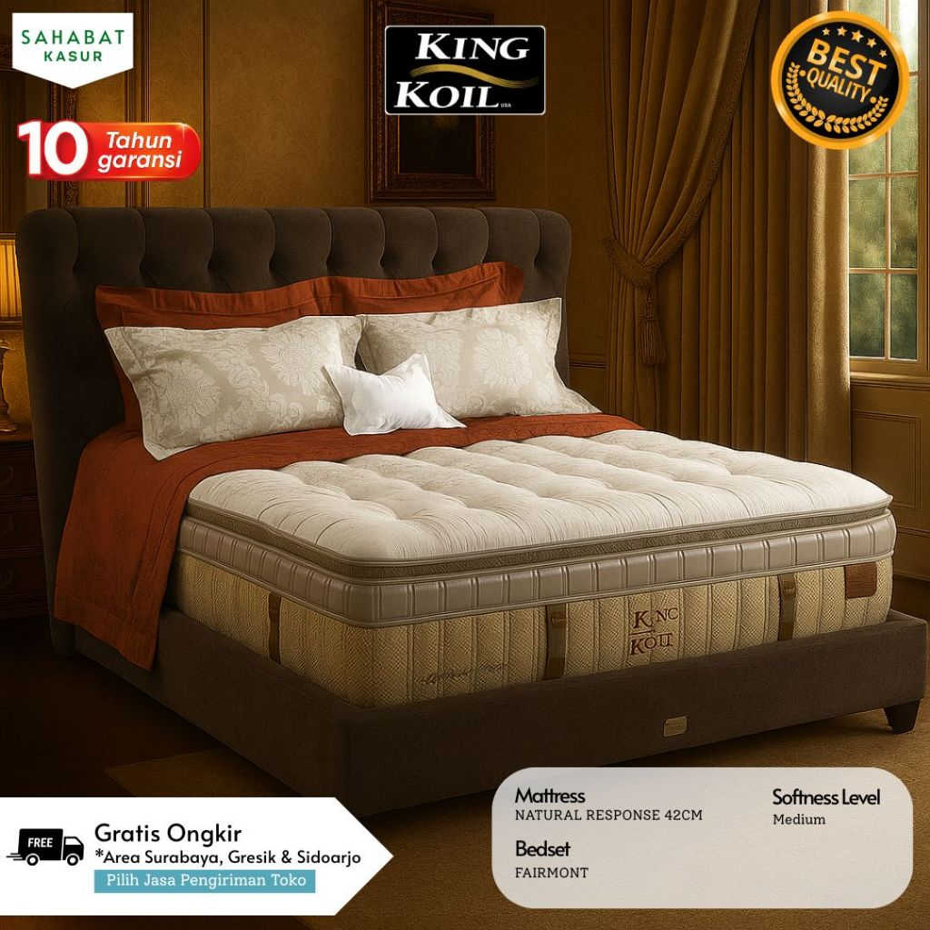 King Koil Spring Bed Natural Response 200 x200 | Matras King Koil Lengkap Semua Ukuran