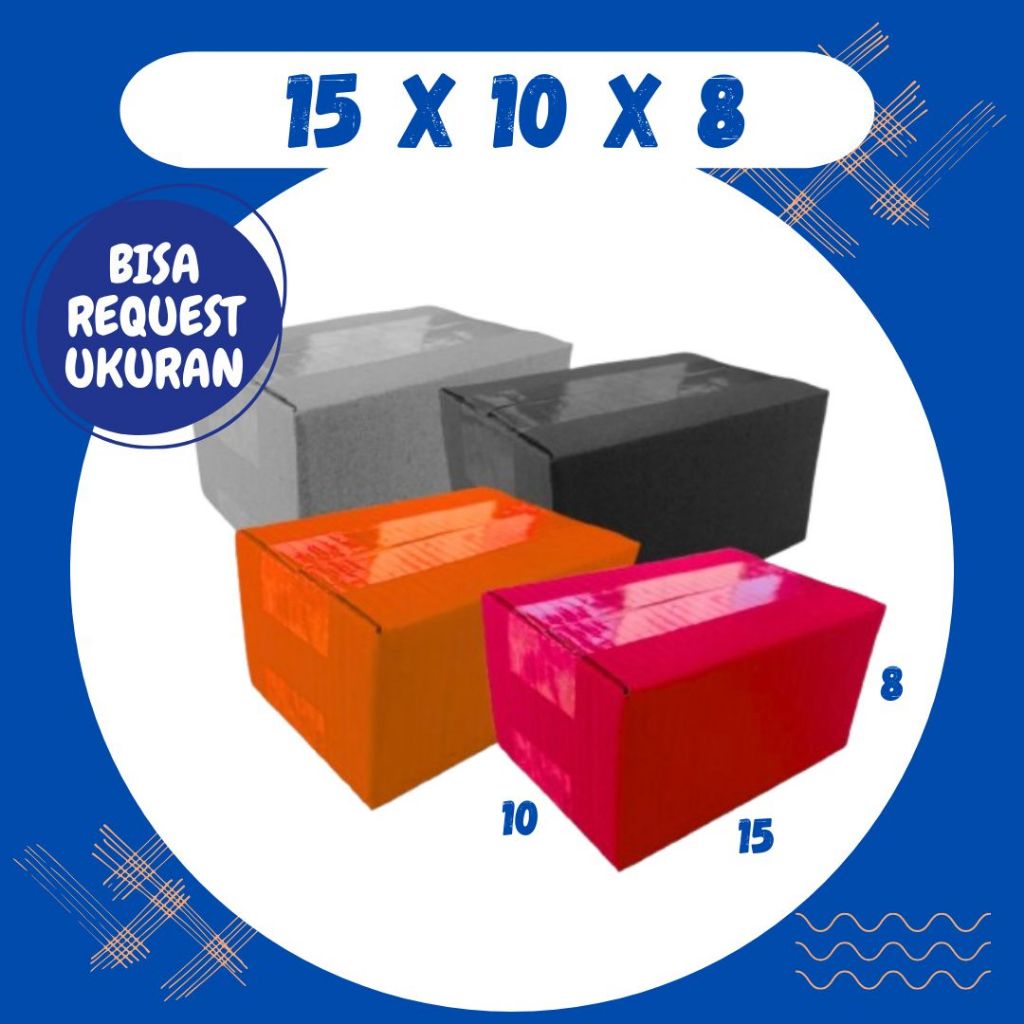 

Box 15x10x8 A1 / Kardus 15x10x8 A1 Packing Karton / Dus 15x10x8 A1 Kotak Botol Kemasan Malang Grosir