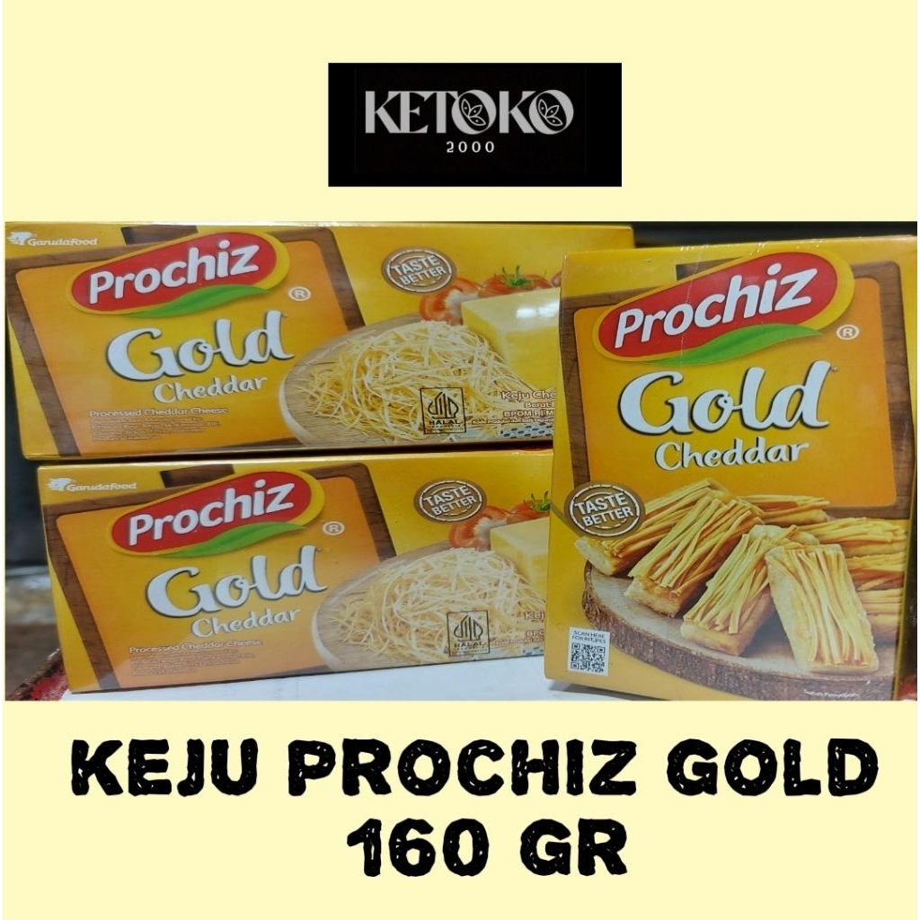 

Keju Prochiz Gold Cheddar 160 gr