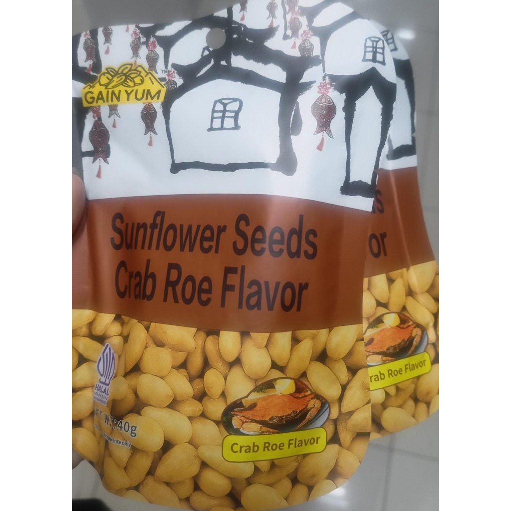 

GAIN YUM SUNFLOWER SEEDS SUNFLOWER CRAB | Kuaci Gain Yum Crab