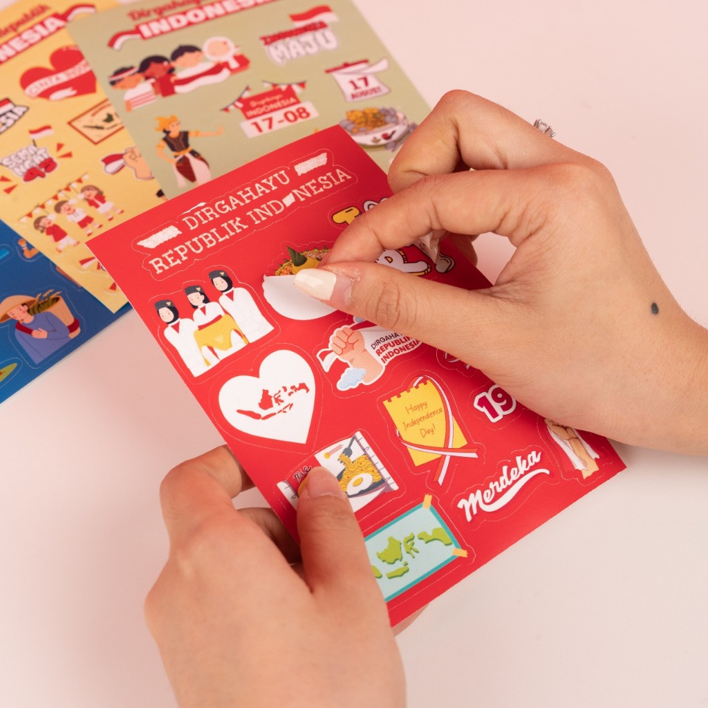 

Seruni Living Stiker / Sticker Scrapbook Kemerdekaan RI 17 Agustus Indonesia Maju