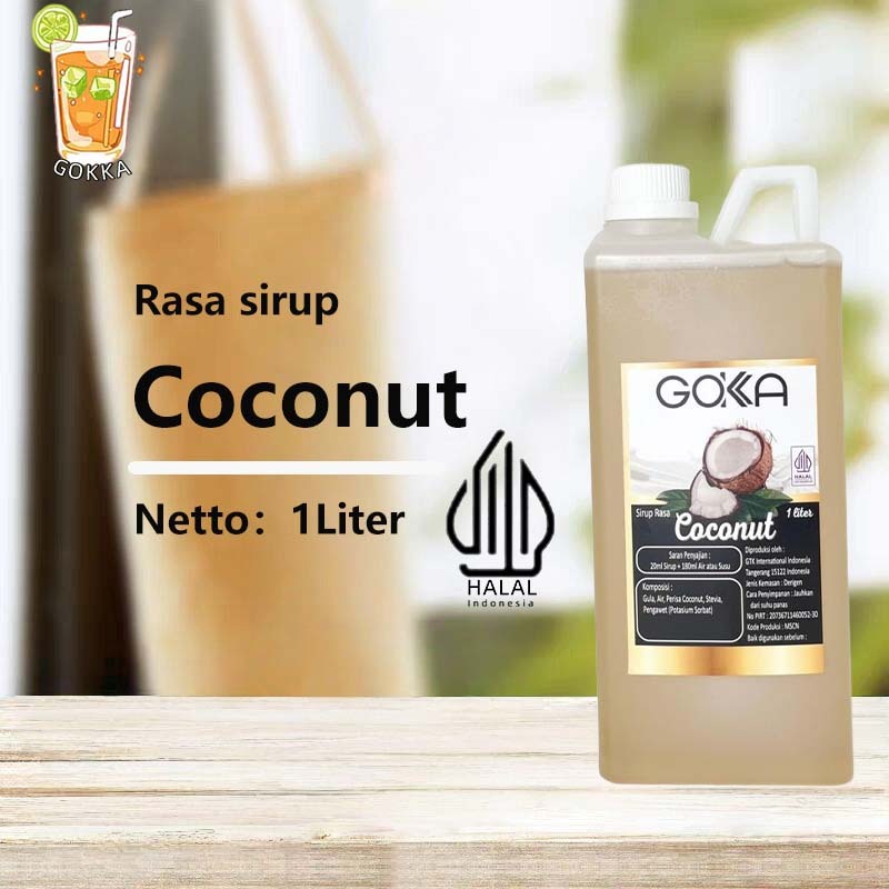 

GОKKA Syrup / Coconut Flavoured Sirup / Sirup Coconut 1L International Halal