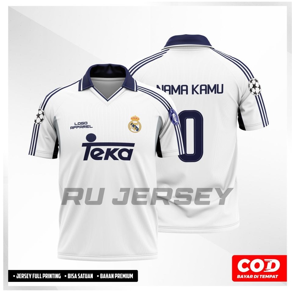 Jersey Madrid 2000 Full Printing