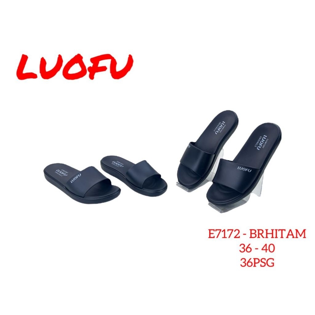 Sandal Wanita LUOFU ORIGINAL – Sandal Rumah & Outdoor Anti Slip