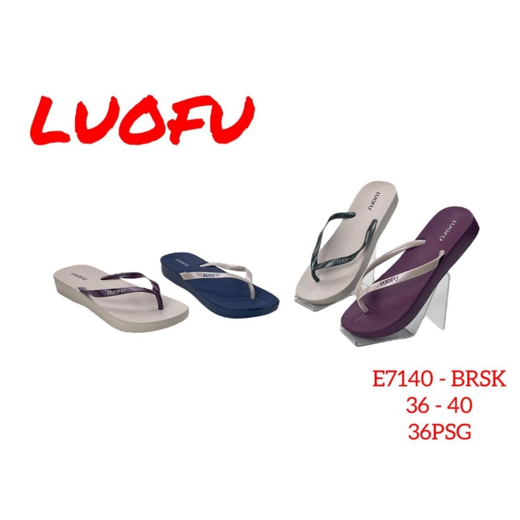 Sandal Jepit Wanita Luofu Original – Ringan, Empuk & Fashionable | Sandal Santai Harian
