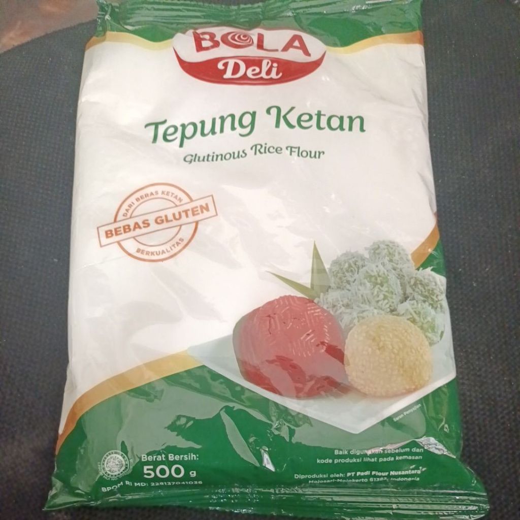 

tepung ketan bola Deli kemasan 500gram