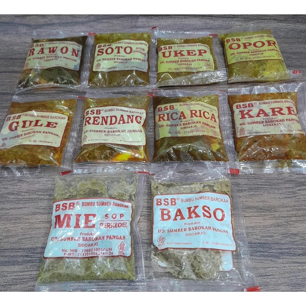 

Bumbu Sumber Barokah All varian