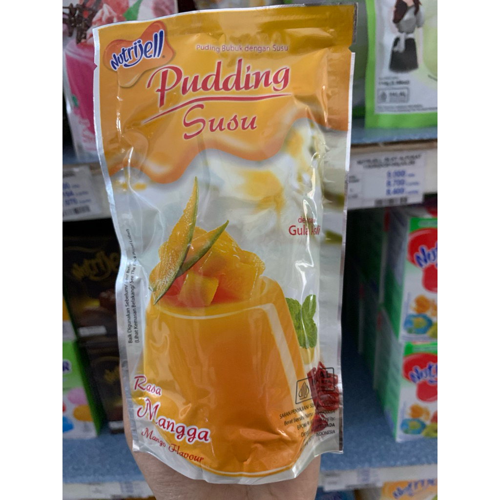 

puding susu mangga, stroberi, melon, pandan, redvelvet, Belgian coklat, karamel, gula Jawa,