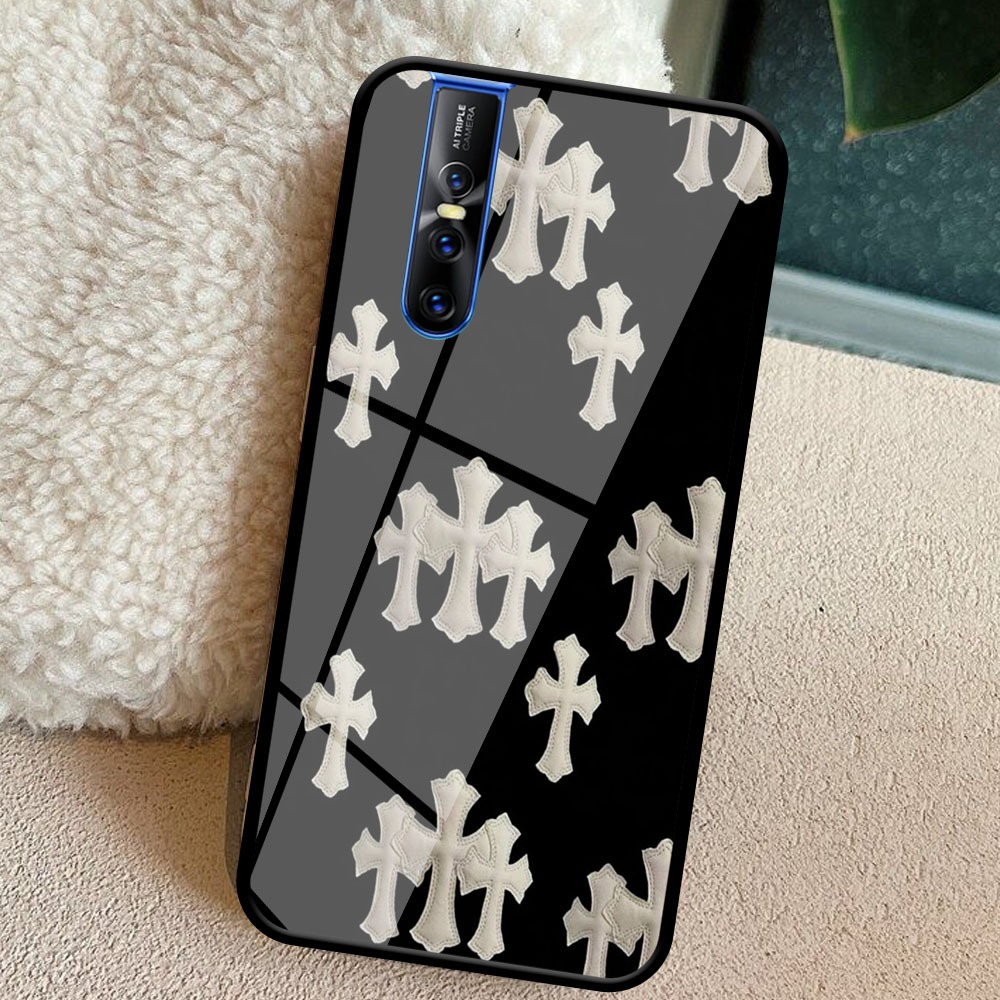 PLAYER CASE GLOSSY PREMIUM MOTIF SALIB UNTUK TYPE VIVO V15 V15 PRO - CASE KEREN - CASE TERBARU - CAS