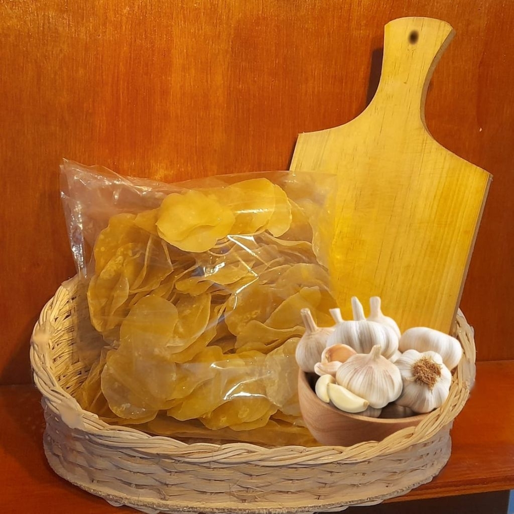 

Kerupuk Puli Mentah Bawang Putih Jadul Homemade 500Gr