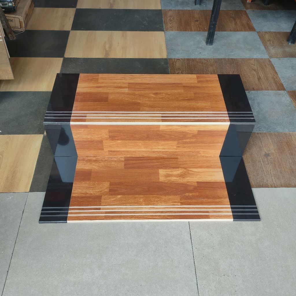 granit tangga kombinasi full granit motif kayu ny parquite~indogress