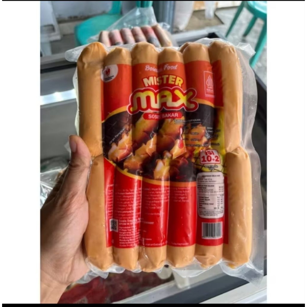 

sosis bakar mister max mini jumbo isi 12/14 pcs