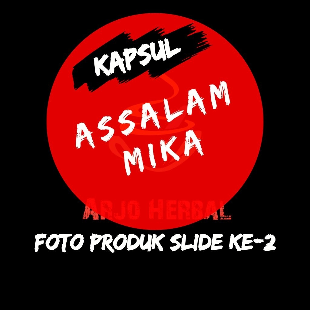 

Stiker tulisan Assalam mika