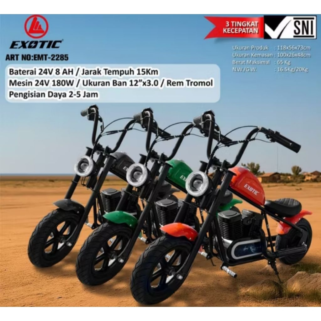 Motor aki anak exotic 2285