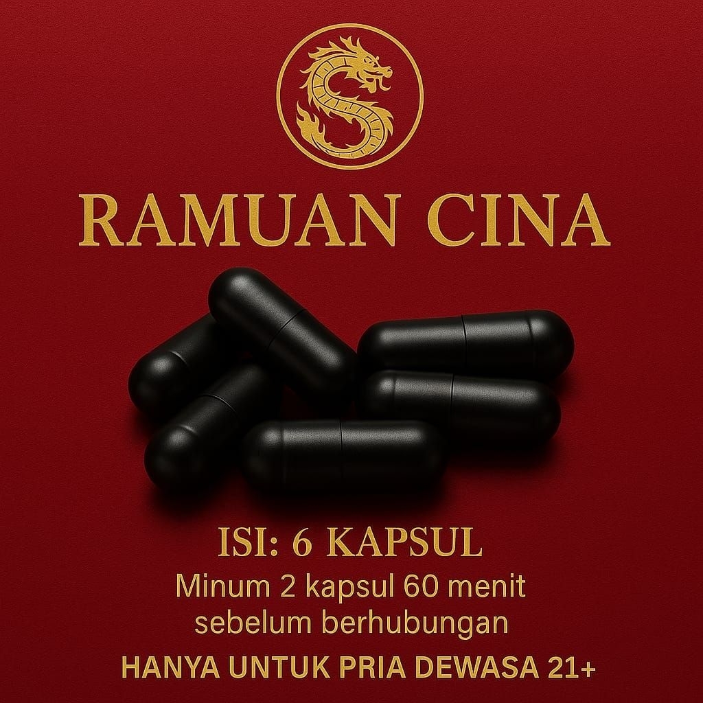 RC Ramuan cina isi 6 kapsul kuat dan tahan lama