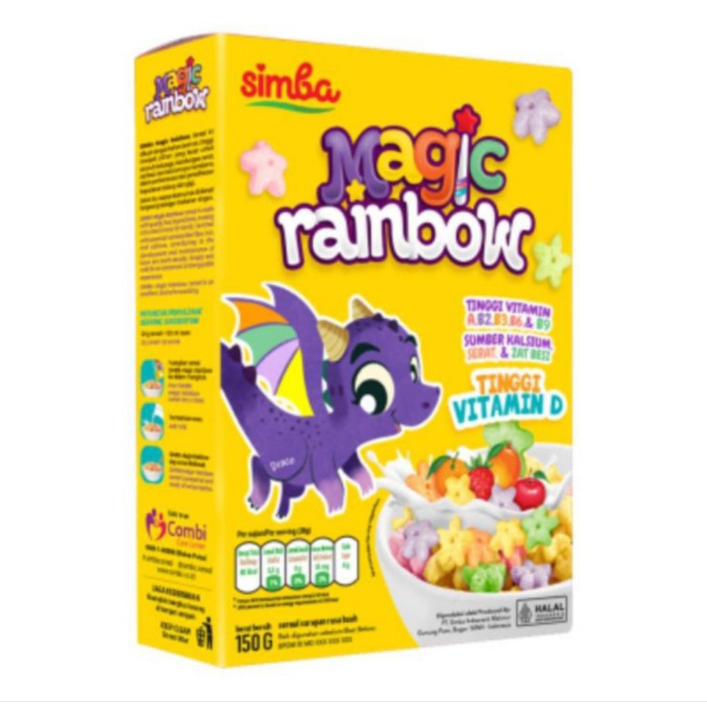 

Simba Magic Rainbow Sereal Rasa Buah Box 150g