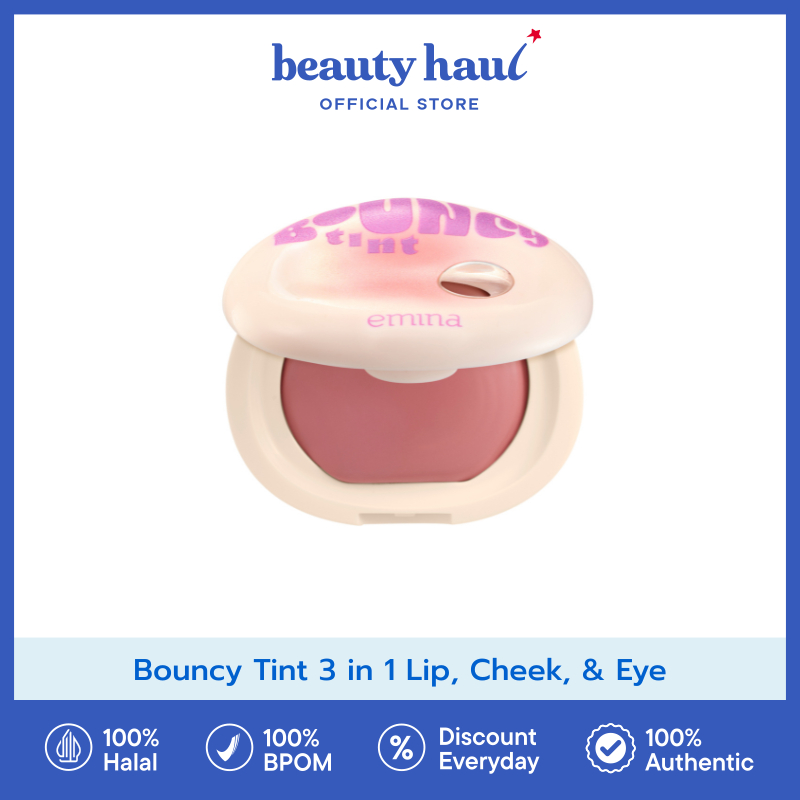 EMINA Bouncy Tint 3 in 1 Lip, Cheek, & Eye