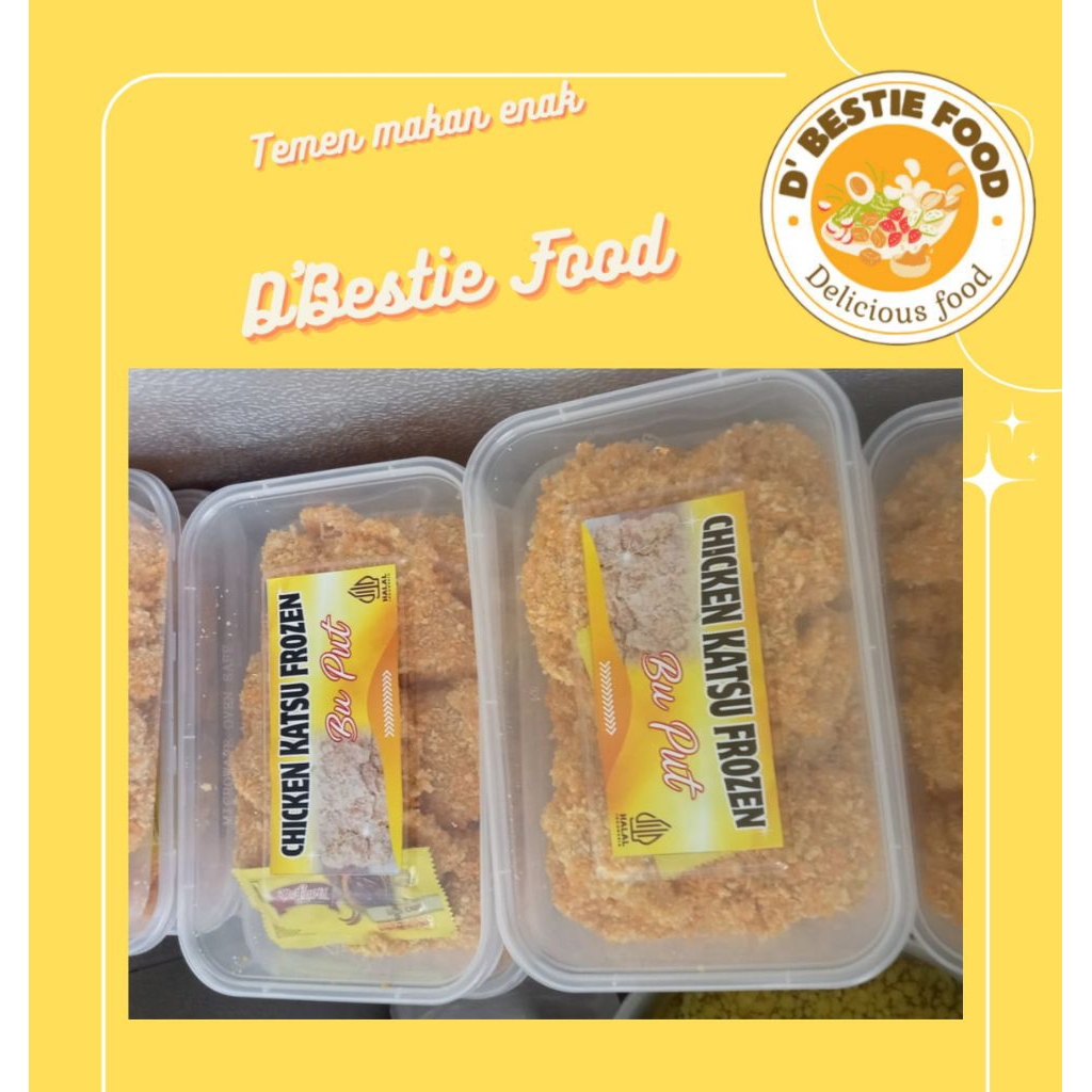 

Chicken katsu frozen 275gr sameday/instan