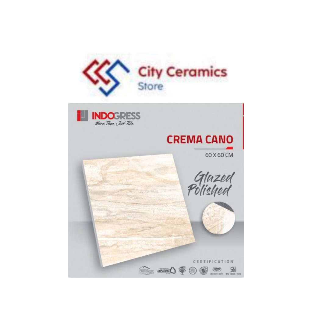 INDOGRESS CREMA CANO 60x60