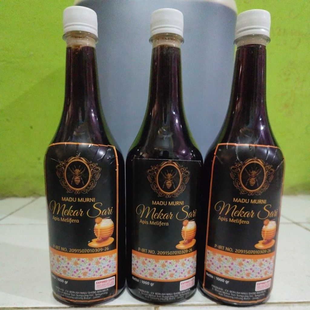 

Madu Murni Mekar Sari - berasal dari madu ternak asli 100%