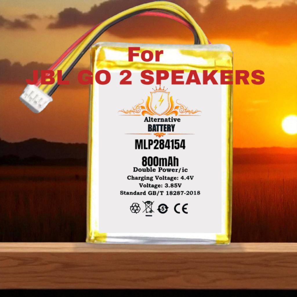 Batre MLP284154 For JBL GO 2 GO2H Speaker Mini GO2 Bluetooth Portabel Batrai J B L G O 2 Baterai 800