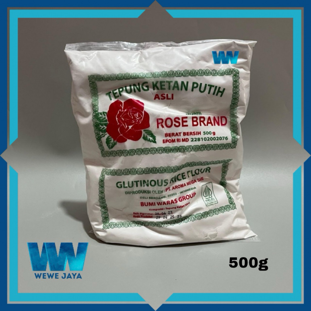 

Tepung Ketan Putih Rose Brand