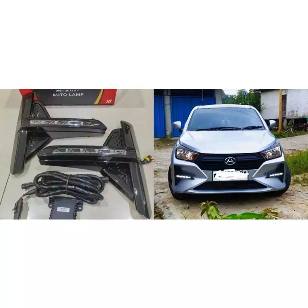 Lampu Fog Lamp DRL LED All New Ayla 2023 - 2025 Up 2 Fungsi
