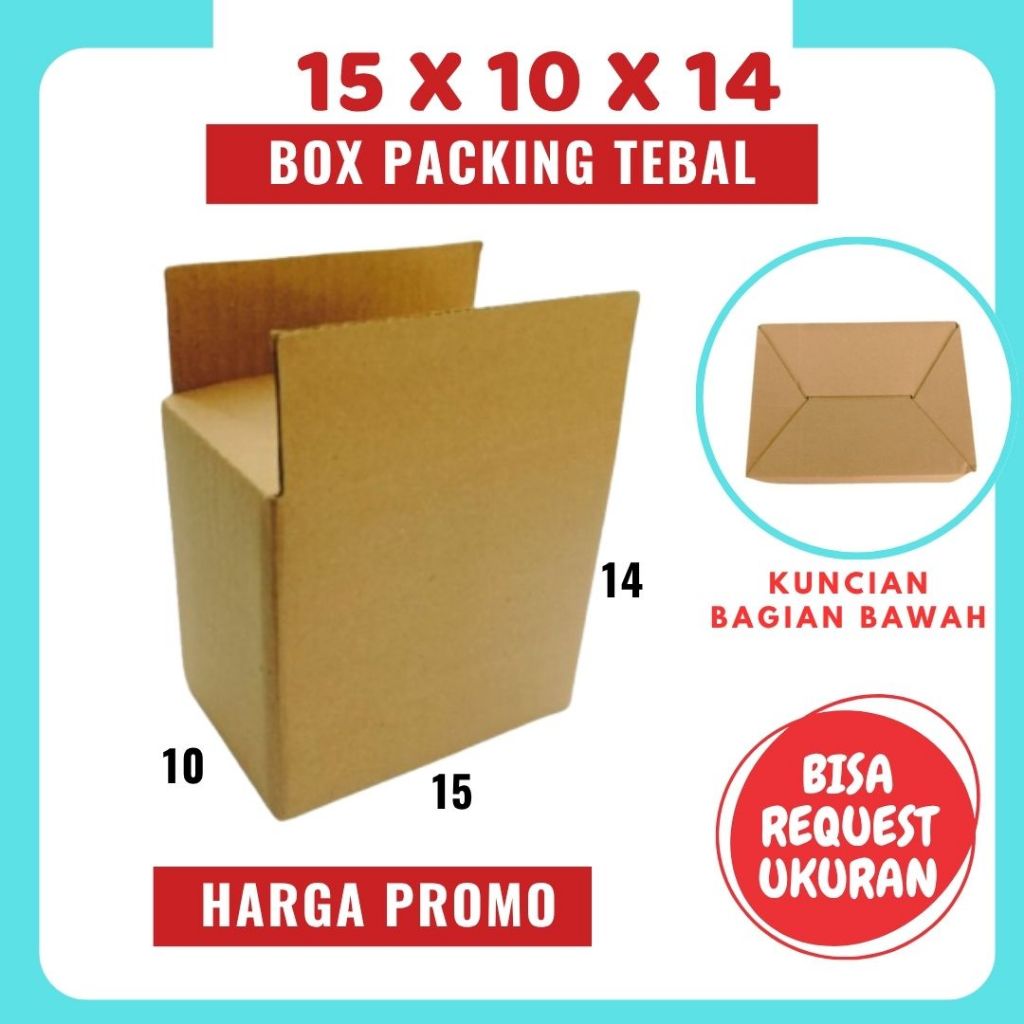 

Kardus 15x10x14 Box A0 Packing Karton Kotak Kemasan Olshop Sparepart Dus Souvenir Diva Box
