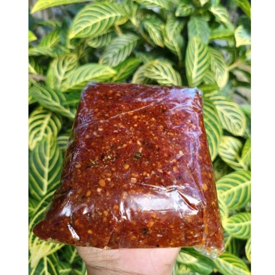 

Sambel Pecel Lumer Lezzat Netto:900 gr Asli khas Blitar (Kemasan Curah)