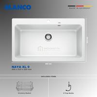 Kitchen Sink Blanco Naya XL 9 Silgranit / Blanco Sink Silgranit NAYA XL 9 (Sink Only)