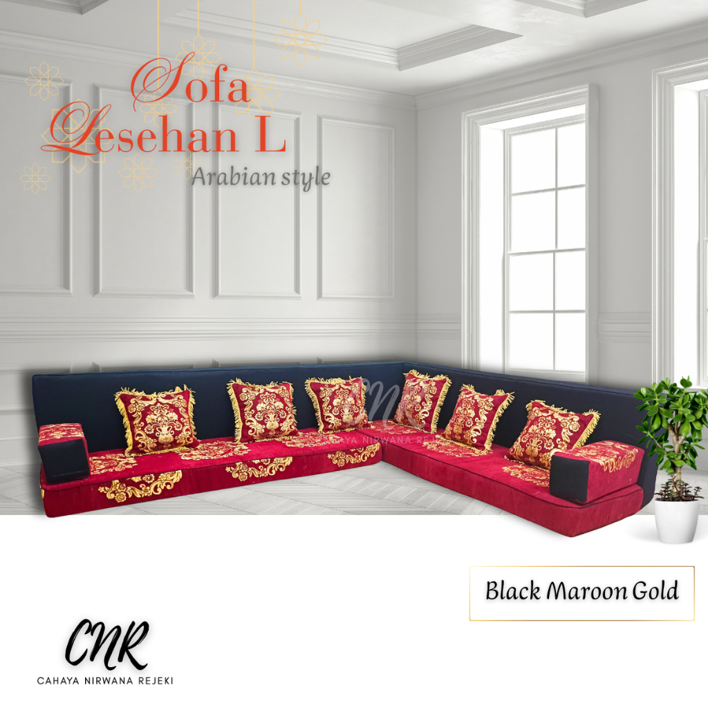 Terangbenderang_ Sofa Lesehan Arab, Sofa Arabian Style Atau Sofa Turkey Model L Harga 1 Set Sesuai