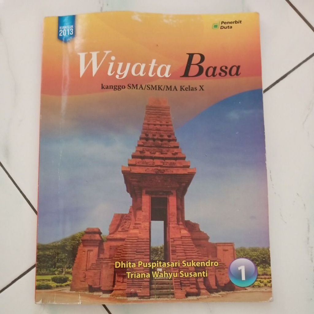 Buku Wiyata Basa Jawa SMA Kelas X