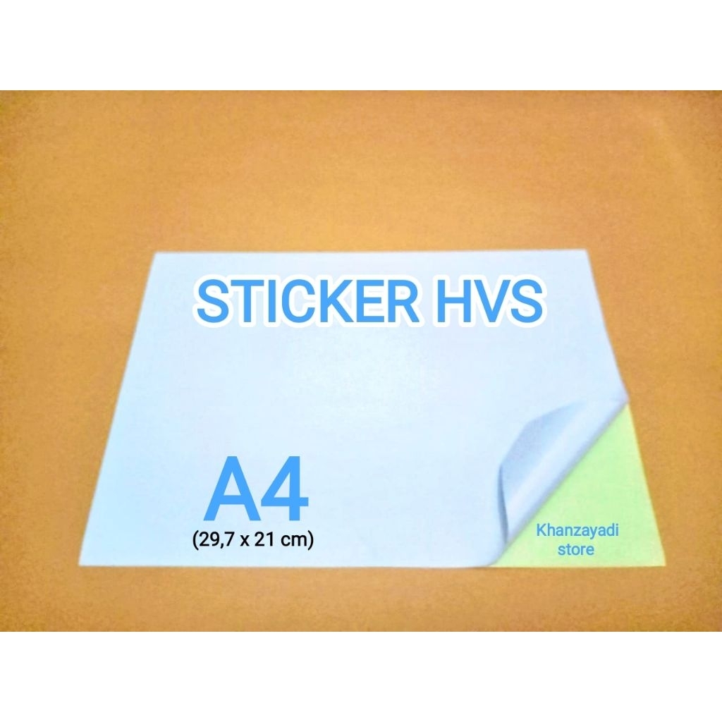 

Stiker label A4 Kertas stiker Hvs A4 / sticker Hvs putih (doff/matte) A4 high quality