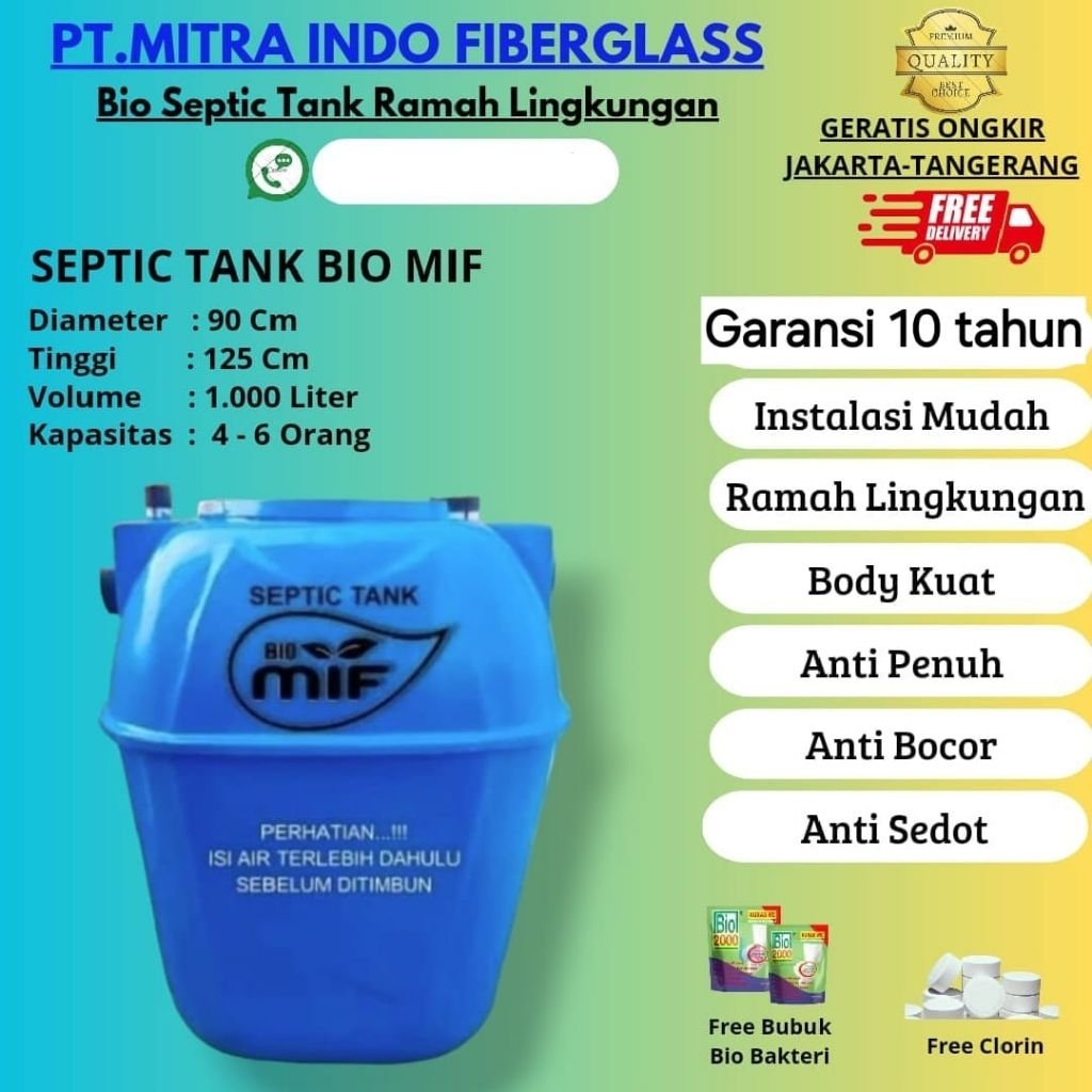 septic tank 1000liter BIO MIF
