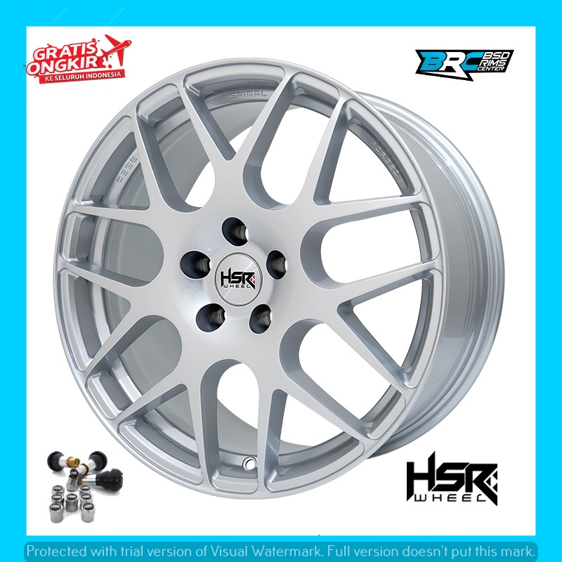 Velg mobil racing hsr batek ring 18 pcd 5x108 gratis kirim