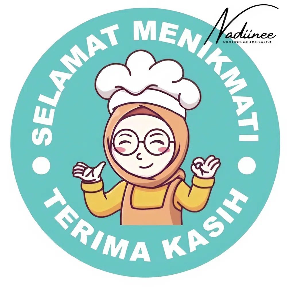 

Label Stiker Selamat Menikmati Diameter 2.5 cm Isi 500 Pcs Roll Untuk Kemasan Usaha Makanan Minuman