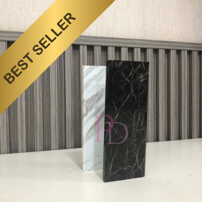 List Plint Lantai PVC Aksesoris Lantai Motif Marmer Anti Rayap