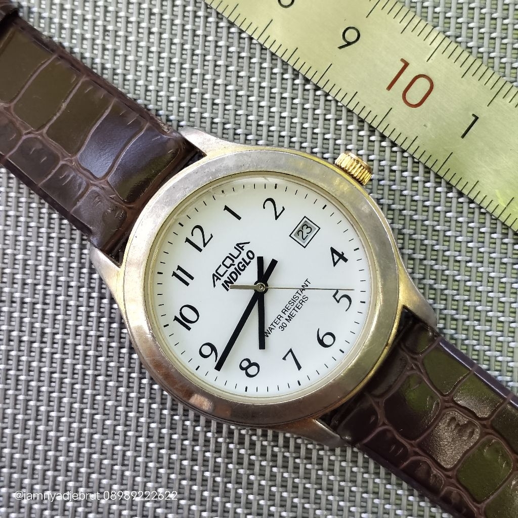 Jam Acqua Indiglo MM by Timex Bekas