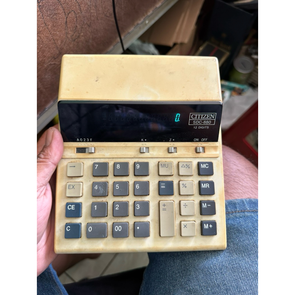 

KALKULATOR CITIZEN SDC-880 12 DIGITS ORIGINAL 100%