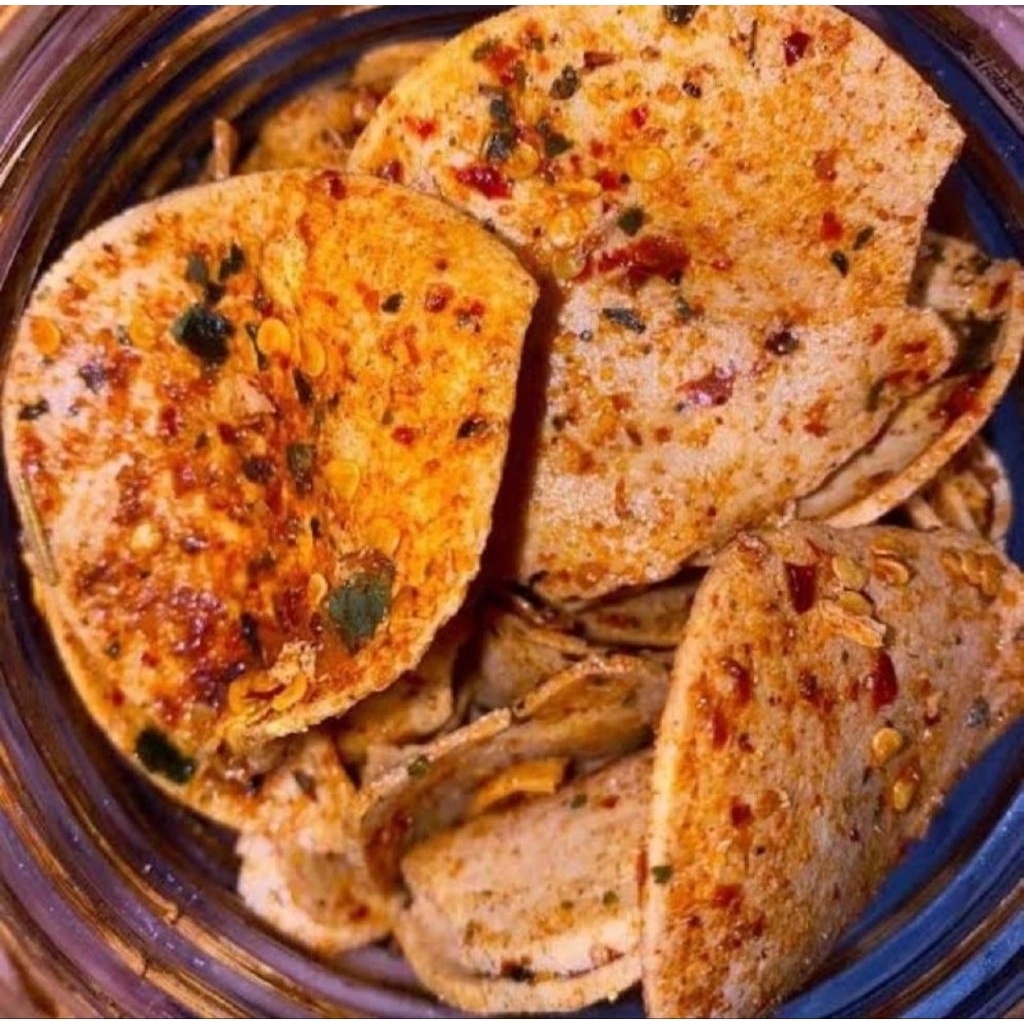 

Basreng kriukk keripik basreng original pedas daun jeruk