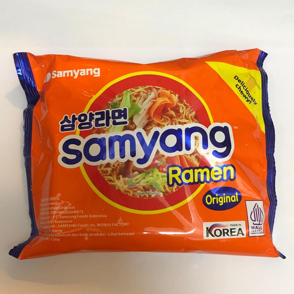

SAMYANG GREEN Ramen Original Mie Mi Instan Samyang Ramen Original 120gr