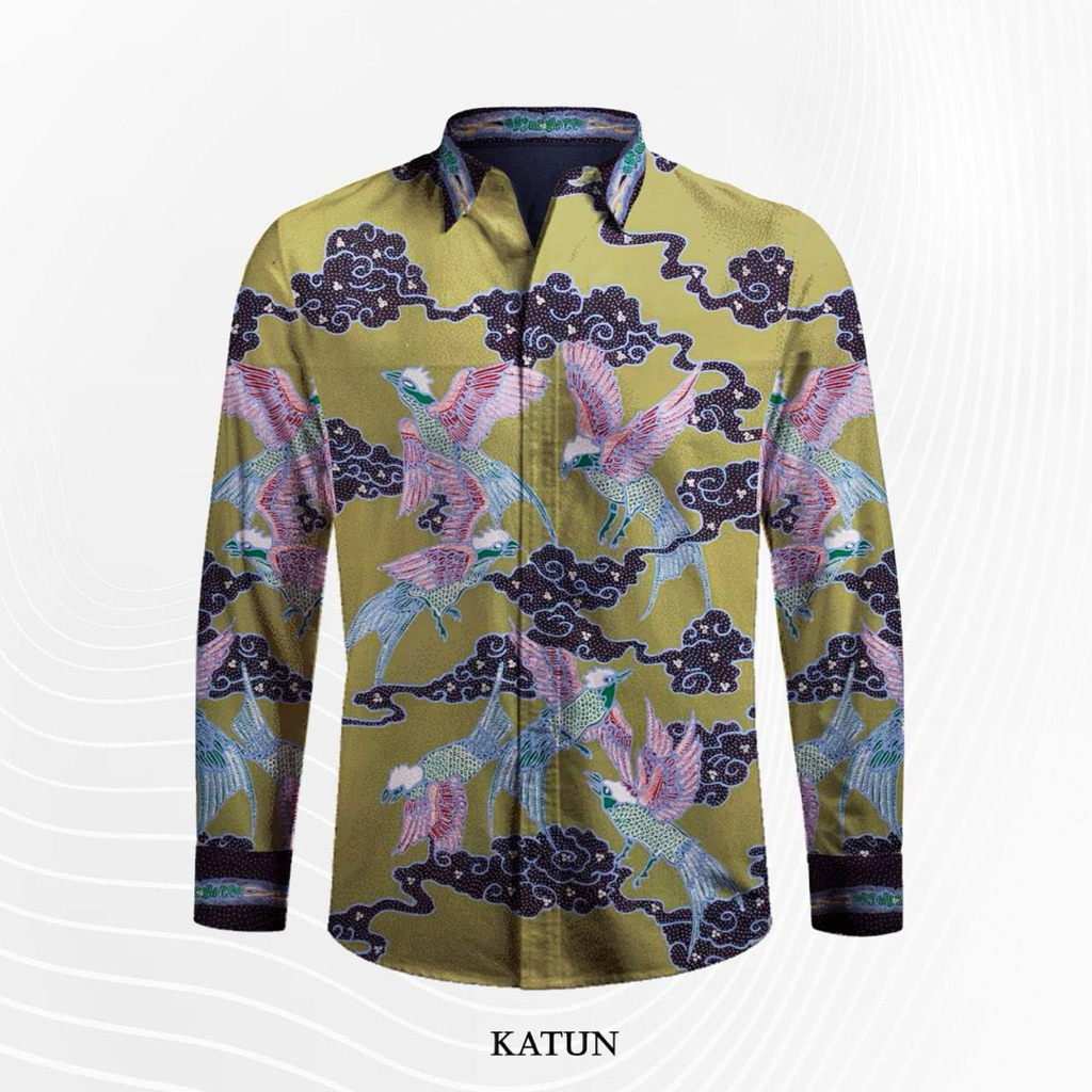 Bahan Batik Tulis Kemeja Baju Atasan Lengan Panjang Pria Wanita