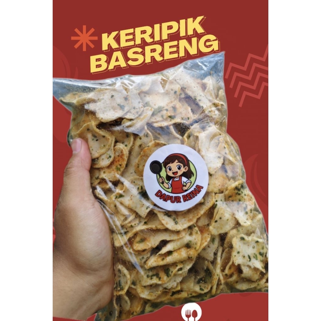

BASRENG DAUN JERUK PEDAS CANTIK 300gr - Baso Goreng Daun Jeruk Renyah Kriukl Dapur Reina
