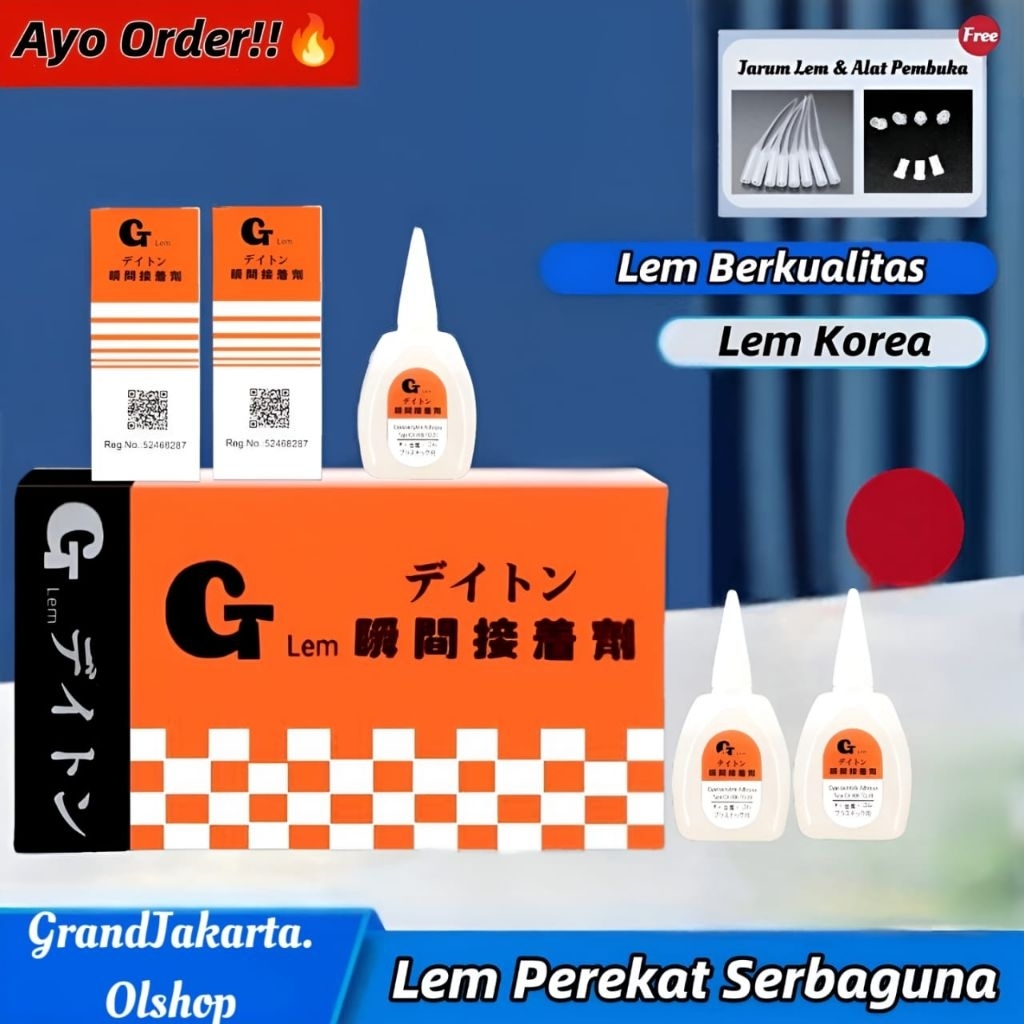 

Lem Serbaguna Lem Korea Sangat Rekat | Asli Lem Korea •Grand Jakarta •