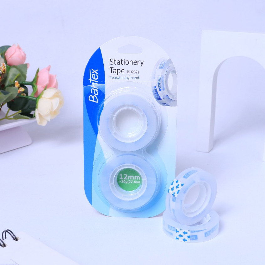 

[BMS Bekasi] Bantex Isolasi Kecil Transparan Sekolah 12 mm Mudah Dirobek BH2521