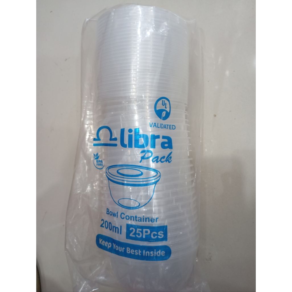 LIBRA Mangkok Thinwall 200ml plastic bowl salad